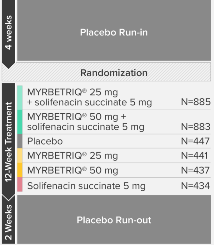 Combination therapy 12 week study design